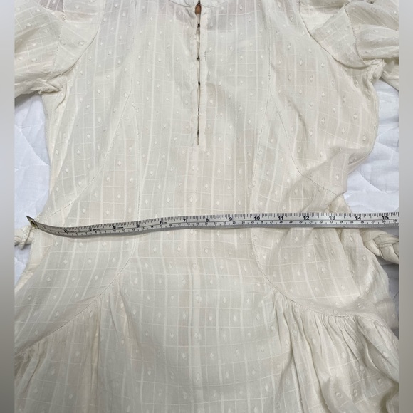 Apiece Apart Rafaela Mini Dress, Cream - size 0 - Picture 6 of 7